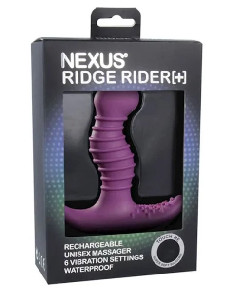 RIDGE RIDER Plus Unisex Vibrator Purple