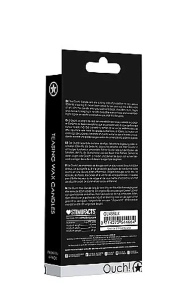 Teasing Wax Candles - Black - 4-Pack — image 4 of 5