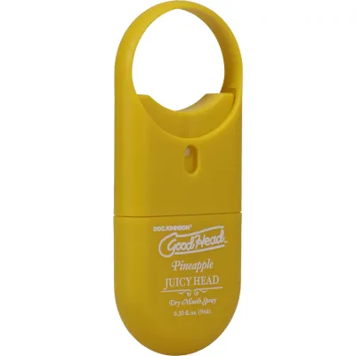 GoodHead Juicy Head Dry Mouth Spray To Go 30 oz By Doc Johnson Pineapple