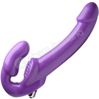 Strap U Purple Thick 7x Revolver Vibrating Strapless Strap on