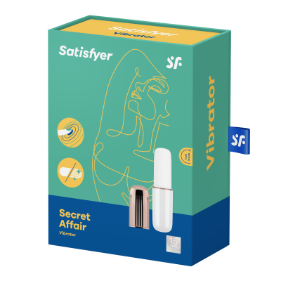 Satisfyer Mini Secret Affair Rose Gold White USB Rechargeable Mini Vibrator