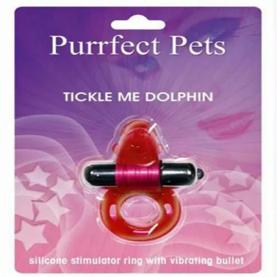 Purrfect Pet Tickle Me Dolphin Magenta