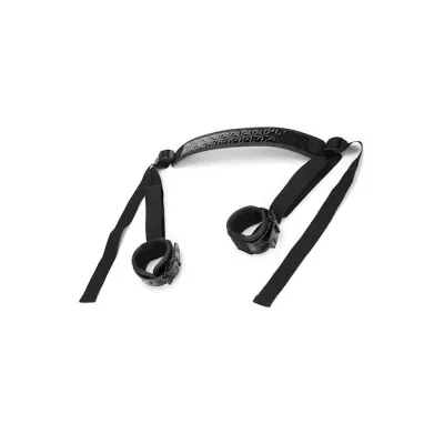 Diamond Collection Deluxe Sex Sling With Ankle Restraints Black