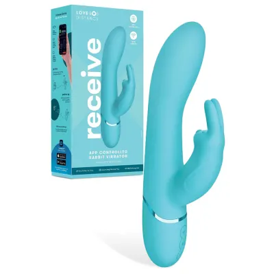 Love Distance Receive 8 48 Rabbit Vibrator with App Control