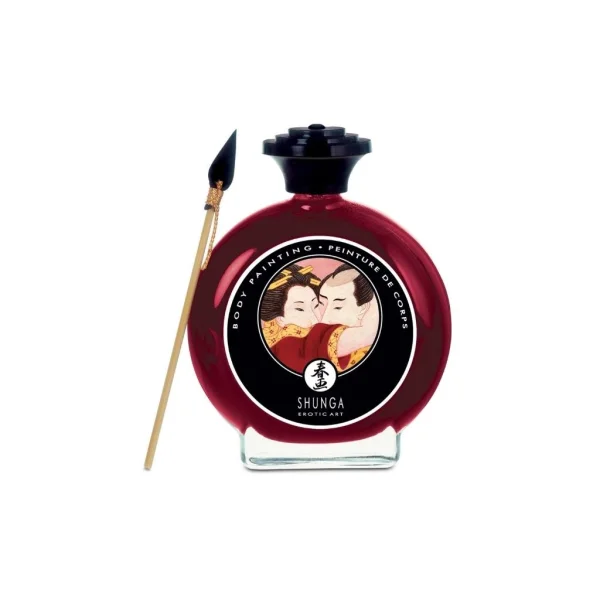 Edible Body Paint - Sparkling Strawberry Wine - - 3.5 Fl. Oz. - 100 ml