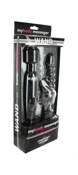 Variable Speed Wand With Attachment - Black