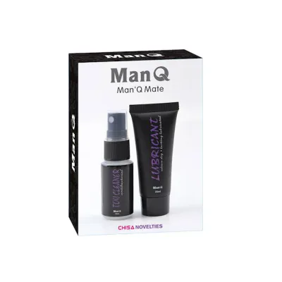 Man q Mate Twin Pack Clear 25ml