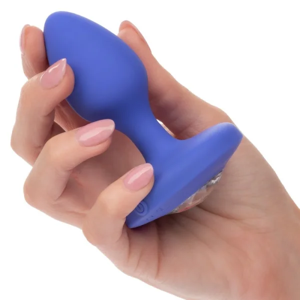 Cheeky Gems Silicone Rechargeable Vibrating Medium Anal Probe By CalExotics - Pink