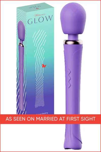 Wild Secrets Glow Deluxe Vibrating Wand Massager