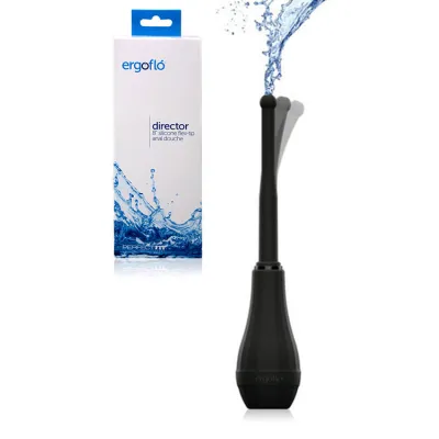 Perfect Fit Ergoflo Director Anal Douche with 8 Silicone Flex Tip