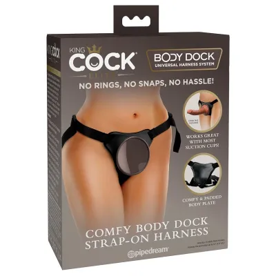 Pipedream Products King Cock Elite Comfy Body Dock Strap On Harness