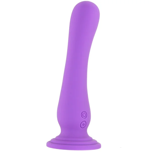Impressions Ibiza Rechargeable Waterproof Silicone Suction Cup Vibrator By Blush - Plum