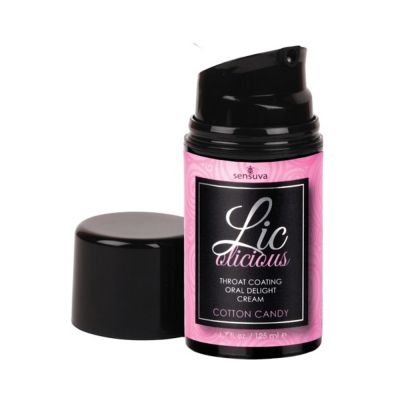 Licolicious Throat Coating Oral Delight Cream Cotton Candy 1 7oz