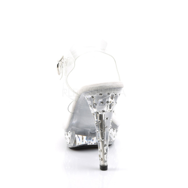 COCKTAIL-508SDT - 5" Heel, 1" Rhinestone Studded PF Ankle Strap Sandal — image 4 of 4
