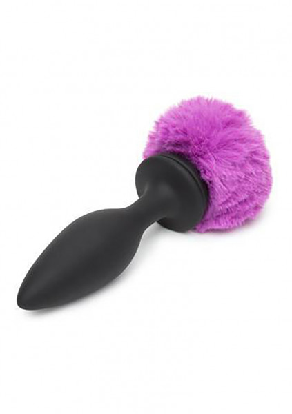 Rechargeable Vibrating Butt Plug Large - Black/Purple - What Is A Butt Plug