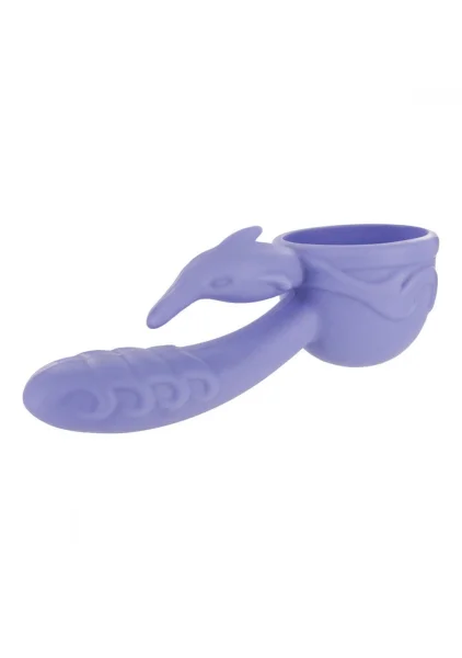 Dual Pleasure Silicone Dolphin Wand Attachment