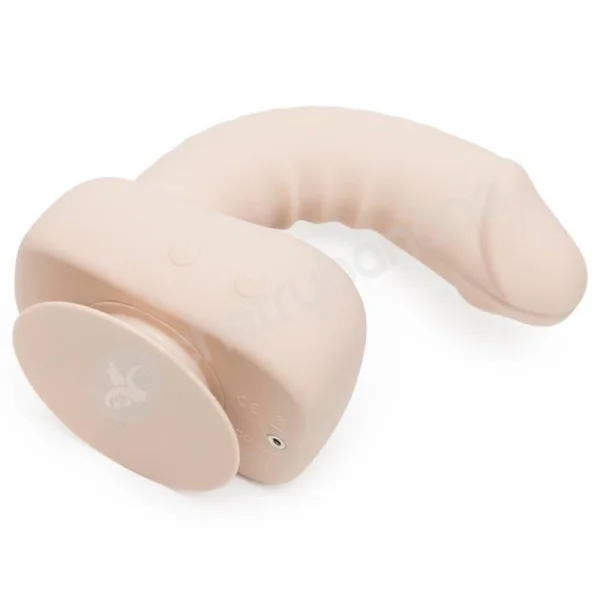 Uprize Flesh Remote Control Erecting 6" Vibrating Dildo