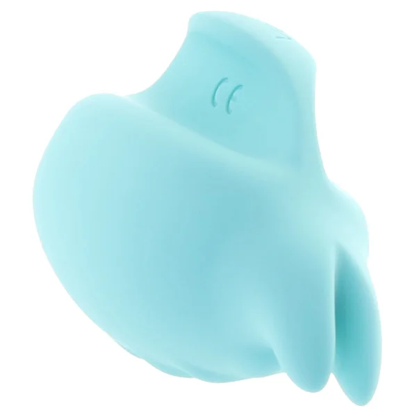 Huni Rechargeable Waterproof Silicone Lay-On Clitoral Vibrator by VeDO - Tease Me Turquoise