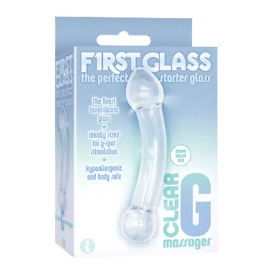The 9 s First Glass Clear G Massager
