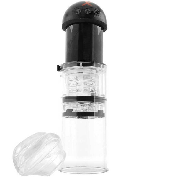 PDX Elite Dick Extender Pro Vibrating Pump | Automatic Suction Penis Pump for Men