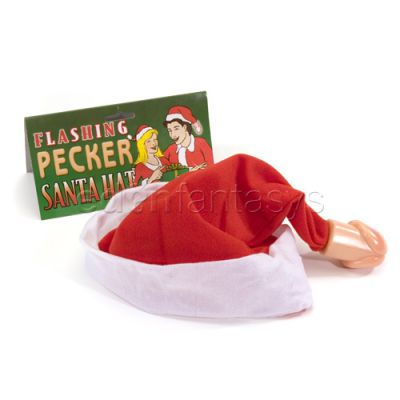 Pecker Santa hat
