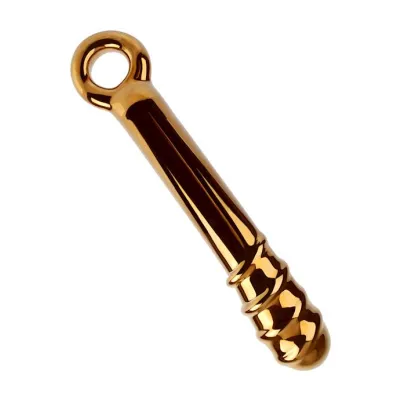 Lucent Golden Glass Massage Wand