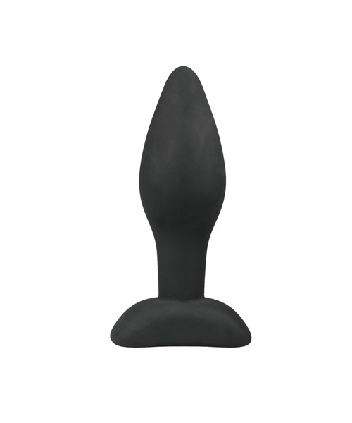 Small Black Silicone Buttplug