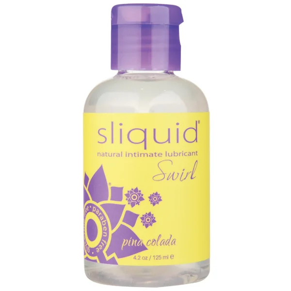Sliquid Naturals Swirl Pina Colada - Flavored Lube | 4.2oz