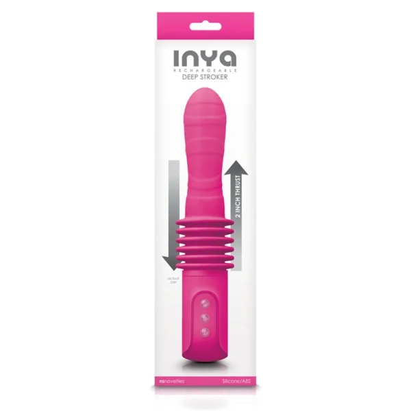 NS Novelties Inya Deep Stroker Vibrating Thrusting Dildo
