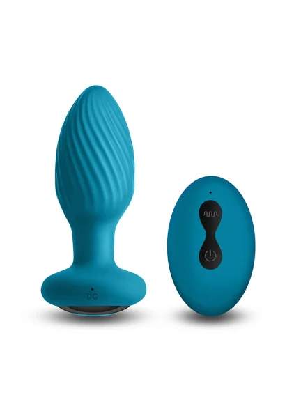 Inya Alpine Rechargeable Silicone Anal Plug With Remote - Purple