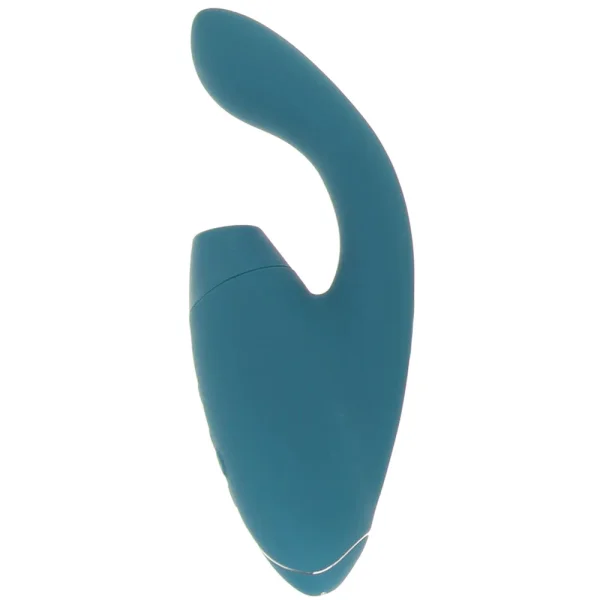 Womanizer DUO 2 Silicone Pleasure Air Clitoral & G-Spot Stimulator - Petrol