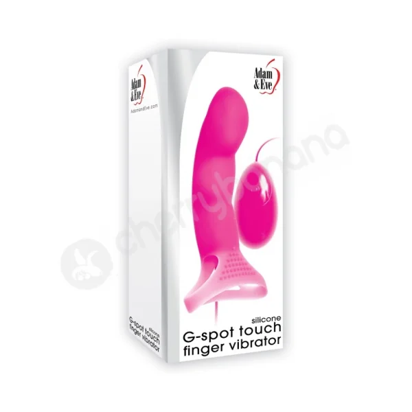 Adam & Eve Pink Silicone G-spot Touch Finger Vibrator