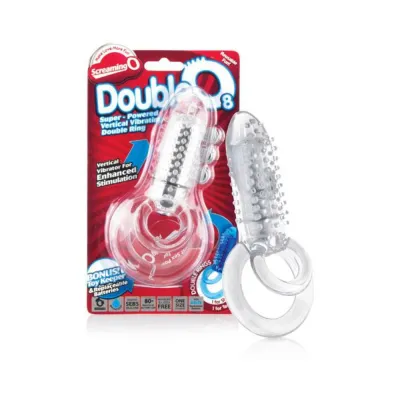 Cock Rings Screaming O Doubleo 8 Vibrating C ring Clear