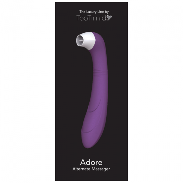 Adore Dual-Ended Vibrator & Clit Licking Tongue Toy
