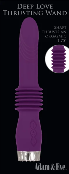 Deep Love Thrusting Wand - Plum