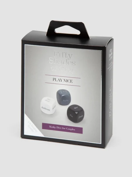 Fifty Shades of Grey Play Nice Kinky Dice for Couples (3 Count)