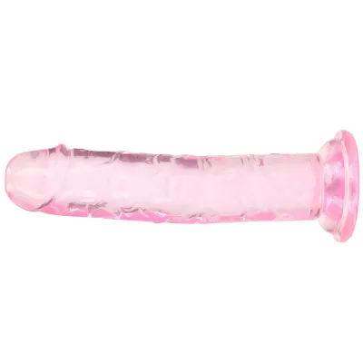 RealRock Crystal Clear Jelly 6 Inch Dildo
