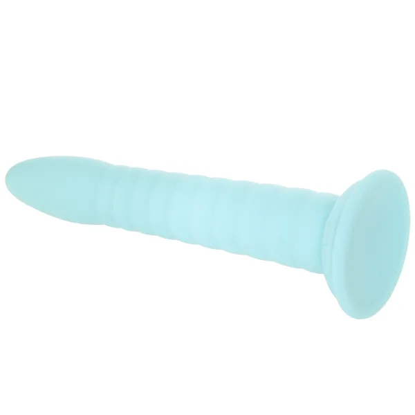 Dillio Platinum Wild Thing Silicone 7" Suction Cup Dildo - Teal
