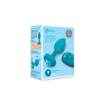 B Vibe Vibrating Jewel Plug