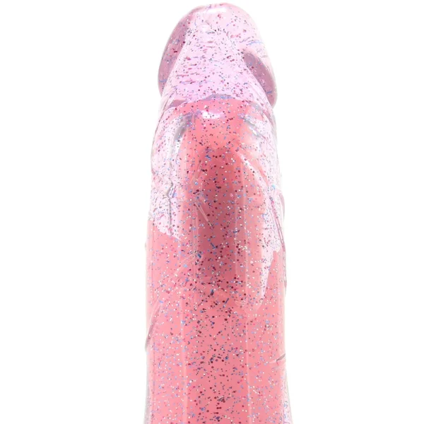 Glow Dicks - Molly Glitter Vibrator - Pink