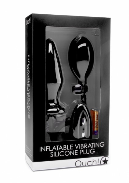 Inflatable Vibrating Butt Plug