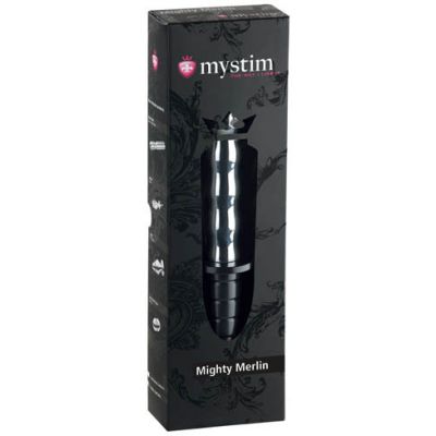 Mystim Mighty Merlin Aluminium 25 cm Dong with Handle E Stim