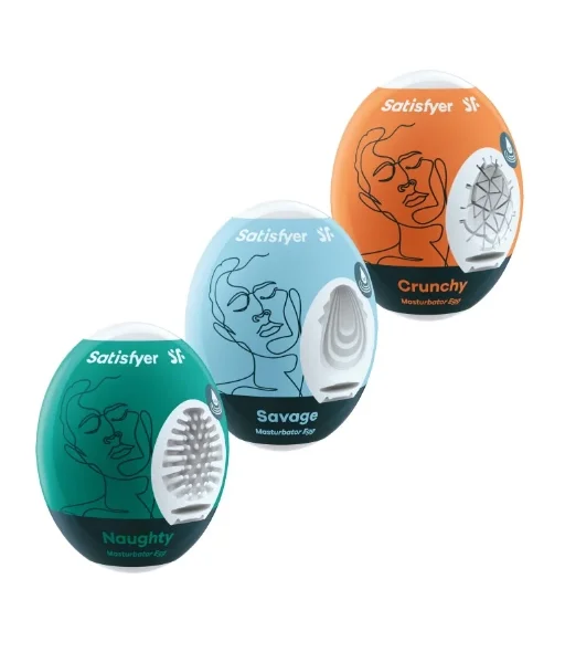Satisfyer Masturbator Egg 3er Set