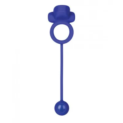 Dual Rockin Rim Enhancer Purple Vibrating Cock Ring
