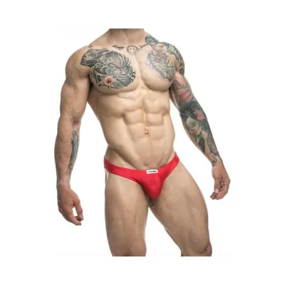 Men s Clothing Malebasics Justin Simon Classic Bikini Red 2xl