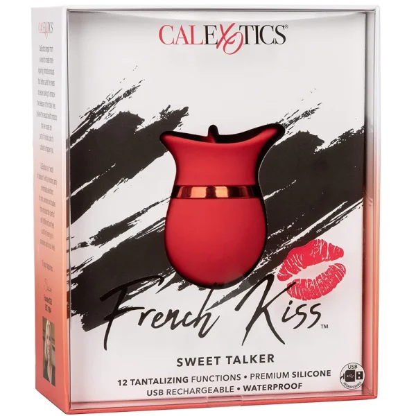 French Kiss Sweet Talker - Rechargeable Silicone Tongue Vibrator