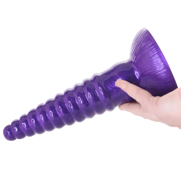 Stardust Mercury Rising 9" Silicone Suction Cup Dildo - Purple