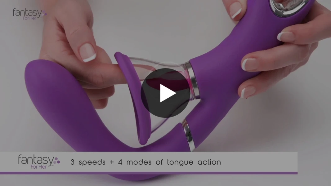 Fantasy For Her - Her Ultimate Pleasure Pro Dual Oral Sex Simulator & G-Spot Vibrator By Pipedream