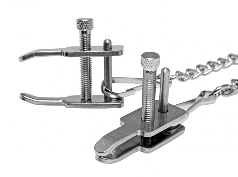Kneel Genitals Clamps