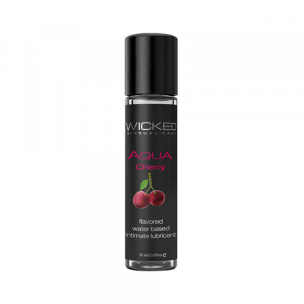 Wicked Aqua Flavored Lubricant Cherry 1oz